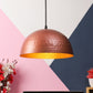 Natalia Helmet Copper Metal Hanging Light | Helmet - Cop+GD | Included Bulb | Eliante by Jainsons Lights