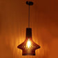 ELIANTE Brown MDF Base Brown MDF Shade Hanging Light - Hl-03-1Lp-Teak - Bulb Included
