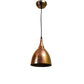 ELIANTE Copper Iron Base Copper White Shade Hanging Light - Hl-109-1Lp - Bulb Included