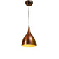 ELIANTE Copper Iron Base Copper White Shade Hanging Light - Hl-109-1Lp - Bulb Included