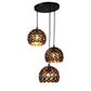 Black Iron Hanging Light - E27 holder - without Bulb - HL-2137-3LP