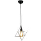 Black Iron Hanging Light - E27 holder - without Bulb - HL-303-BK