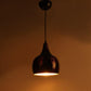 Raven Black Metal Hanging Light HL-555-1LP-CFL-HALO