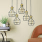 ELIANTE Lampu Black Iron Hanging Lights - Hl-V29-5lp - without bulb