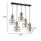 ELIANTE Lampu Black Iron Hanging Lights - Hl-V29-5lp - without bulb