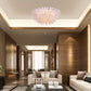 Celestia Luxe White Crystal Grand Ceiling Chandelier