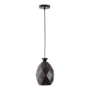 Brown Metal Hanging Light - Z-220-1P - Included Bulb
