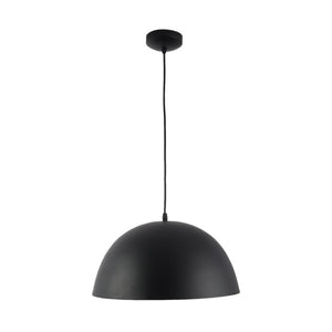 Black Metal Single Hanging Light - GOLA-15-P5-BK-WH