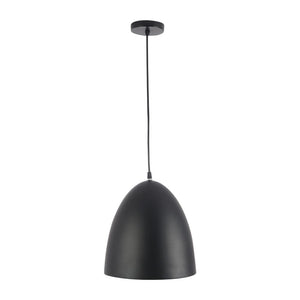 Black Metal Single Hanging Light - M-34-HL-BIG