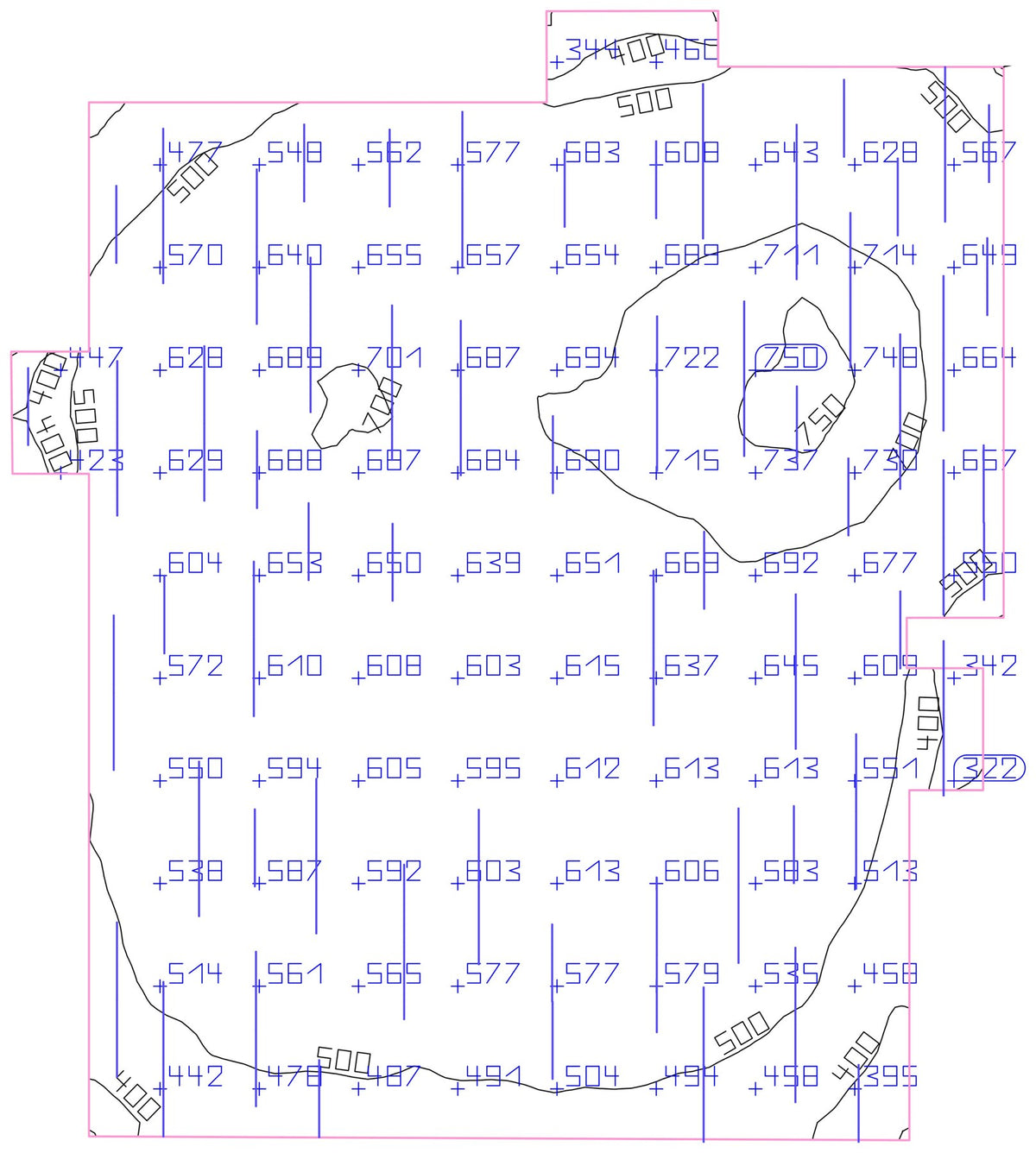 Unity Group pool — calculated light 0.8 m above the floor: 595 lux average (DIALux)