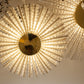 Ivory Aster Glass Bloom Chandelier – A Statement Piece for Grand Foyers