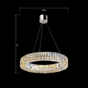 Jaquar Cosmos chandelier with asfour almaaza crystal