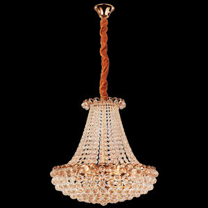 Jaquar Honey comb chandelier with asfour almaaza crystal