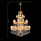 Jaquar Phoenix chandelier 6+10+16 L with asfour almaaza crystal & 18k gold finish