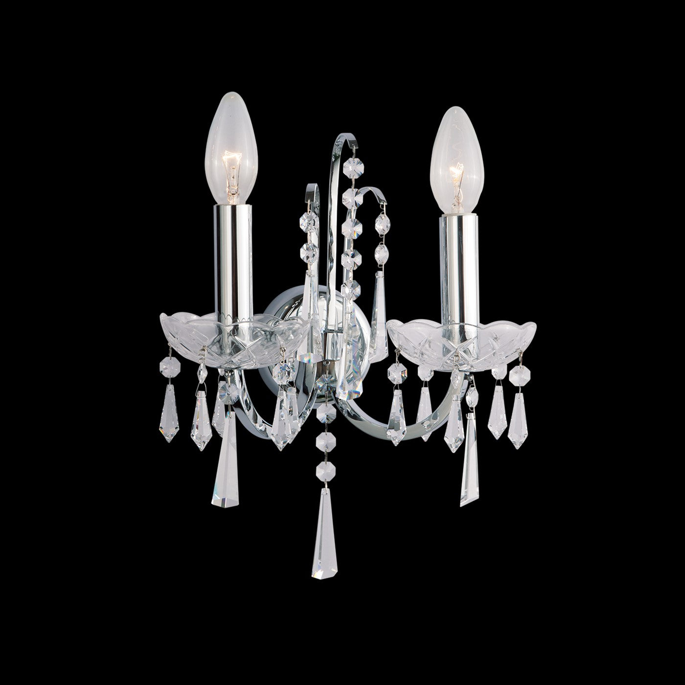 Jaquar Trident wall lamp with asfour almaaza crystal