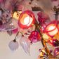 Jewel Berry Glass Branch Chandelier – A Jewel-Toned Statement for Double-Height Interiors