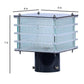 ELIANTE Black Acrylic Base Transparent Acrylic Shade Gate Light - Jio-Gl - Bulb Included