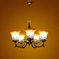 Gold Iron Chandelier - E27 holder - without Bulb - JM7632-5LP