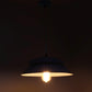 BLUE Metal Hanging Light - JNO-01-bl-wh - Included Bulb