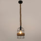 Black Metal Hanging Light - JOOT-HL-SL - Included Bulb