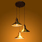 Copper Iron Hanging Light - E27 holder - without Bulb - JRH-008-3LP