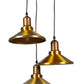 Copper Iron Hanging Light - E27 holder - without Bulb - JRH-008-3LP