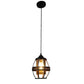 Black Iron Hanging Light - E27 holder - without Bulb - JS-03-1LP