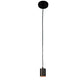 Black Aluminium Hanging Light - Inbuilt LED - JS-1045-1LP