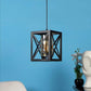 Black Iron Hanging Light - E27 holder - without Bulb - JS-1050-LP