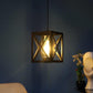 Black Iron Hanging Light - E27 holder - without Bulb - JS-1050-LP