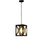 Black Iron Hanging Light - E27 holder - without Bulb - JS-1050-LP