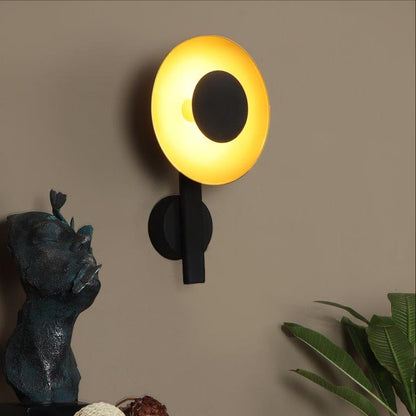 Suposi Black and Gold Iron Wall Light - Inbuilt LED - JS-1055-1W