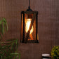 wodden Mex Box Hanging Light -Js-111-HL - Included Bulb