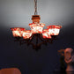 Brown Iron Chandelier - E27 holder - without Bulb - JS-1316-5LP