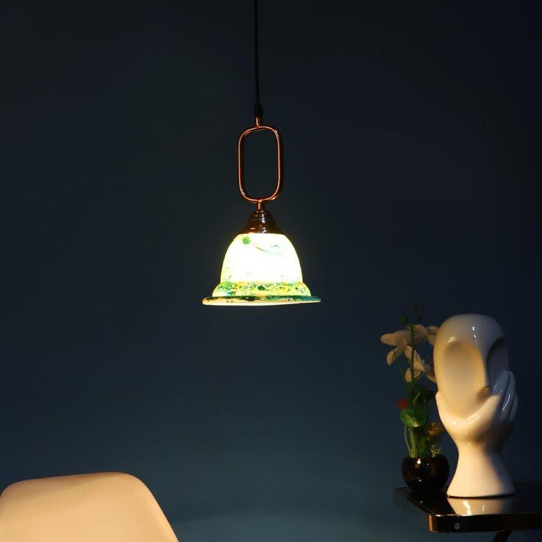 Copper Iron Hanging Light - E27 holder - without Bulb - JS-1318-1LP