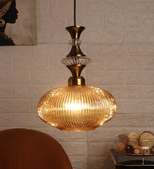 Eliante Povque Gold Iron Hanging Light - E27 holder - without Bulb - JS-1318-HL
