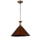 Copper Iron Hanging Light - E27 holder - without Bulb - JS-1324-1LP