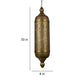 Gold Iron Hanging Light - E27 holder - without Bulb - JS-1325-1LP