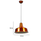 Copper Iron Hanging Light - E27 holder - without Bulb - JS-1326-1LP