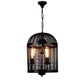 Black Iron Hanging Light - E27 holder - without Bulb - JS-1329-1LP