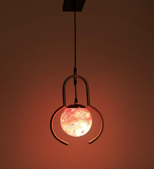 Eliante Quiera Gold Iron Hanging Light - E27 holder - without Bulb - JS-1329-HL