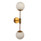 Gold Iron Wall Light - E27 holder - without Bulb - JS-1333-2W