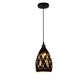 Black Iron Hanging Light - E27 holder - without Bulb - JS-2121-1LP