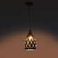 Black Iron Hanging Light - E27 holder - without Bulb - JS-2121-1LP