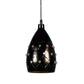 Black Iron Hanging Light - E27 holder - without Bulb - JS-2121-1LP