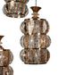 Tres Gold Iron Hanging Lights - Inbuilt LED - JS-213-3LP