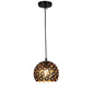 Black Iron Hanging Light - E27 holder - without Bulb - JS-2137-1LP