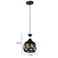 Black Iron Hanging Light - E27 holder - without Bulb - JS-2189-1LP