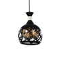 Black Iron Hanging Light - E27 holder - without Bulb - JS-2189-1LP