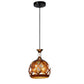 Black Iron Hanging Light - E27 holder - without Bulb - JS-2192-1LP